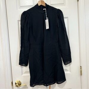 Reformation NWT Womens XXS Black Ottessa Dress